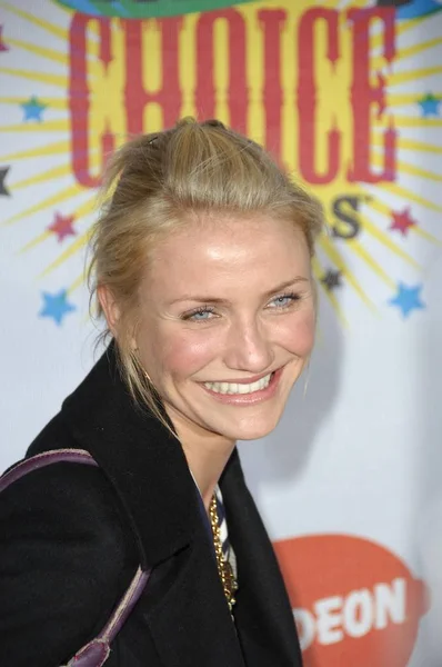 Cameron Diaz Beérkezések Éves Nickelodeon Kids Choice Awards Ucla Pauley — Stock Fotó