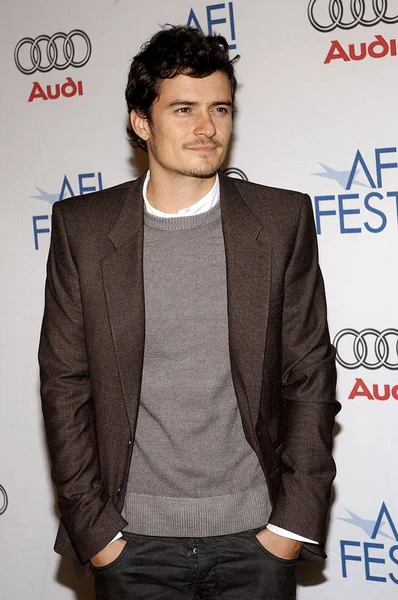 Orlando Bloom Agli Arrivi Afi Fest 2007 Omaggio Laura Linney — Foto Stock