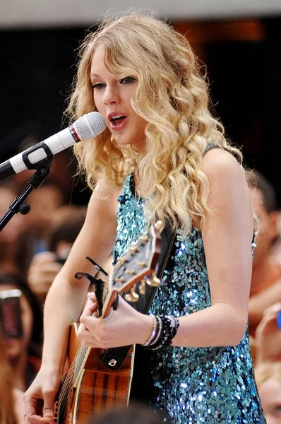 Taylor Swift Escenario Para Nbc Today Show Concert Con Taylor — Foto de Stock
