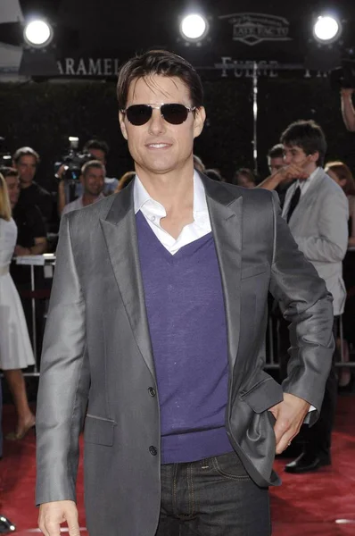 Tom Cruise Przybyłych Trorys Thunder Premiere Mann Village Theatre Westwood — Zdjęcie stockowe