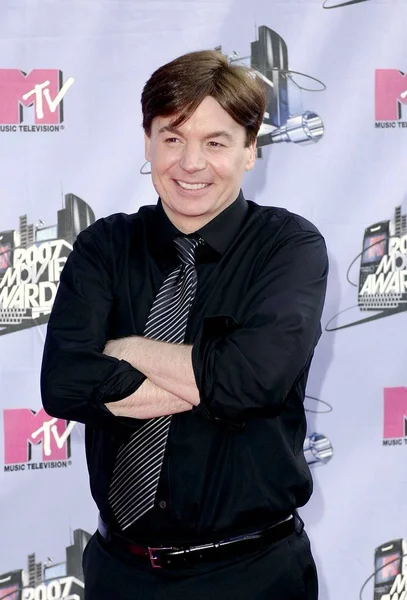 Mike Myers Arrivals 2007 Mtv Movie Awards Arrivals Gibson Amphitheatre — Stock Photo, Image
