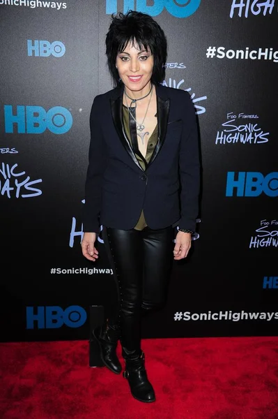 Joan Jett Chegadas Para Foo Fighters Sonic Highways Premiere Sullivan — Fotografia de Stock