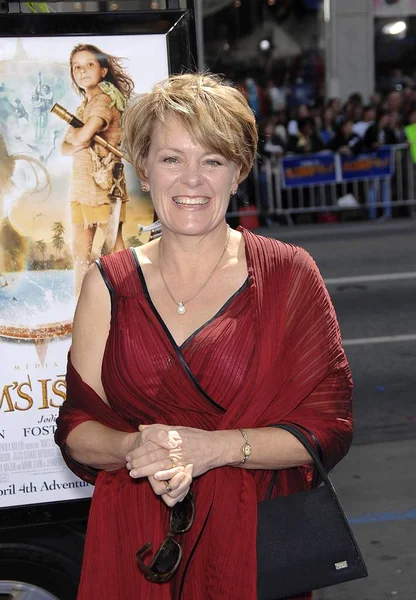 Wendy Orr Las Llegadas Para Estreno Nim Island Grauman Chinese Fotos de stock