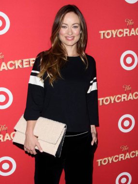Hedef Toycracker Premiere olay, Spring Studios, New York, NY 7 Aralık 2016 için gelenler de Olivia Wilde. Fotoğraf: RCF/Everett Collection