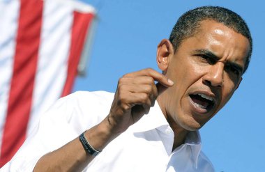 ABD Demokrat başkan adayı Illinois Senatörü Barack Obama Barack Obama, 52 ve Locust Streets, Philadelphia, Pa, Ekim 11, 2008 için Kampanya Rallisi için bir kamu görünüm. Fotoğraf: Kristin Callahan / Everett Koleksiyonu