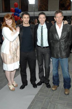 Bryce Dallas Howard, James Franco, Topher Grace, Thomas Hayden Kilisesi Nbc Today Show Kicks Off Spider-Man Hafta nyc, Rockefeller Center, New York, Ny, Nisan 30, 2007 için talk show görünüm. Fotoğraf: George Taylor / Everett Koleksiyonu