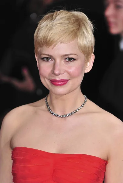 Michelle Williams Wearing Fred Leighton Forevermark Necklace Arrivals 84Th Annual — Stock Photo, Image