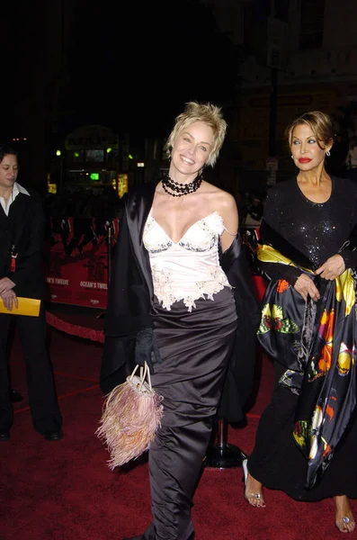 Sharon Stone Premiere Ocean Twelve Los Angeles December 2004 — Stock Photo, Image