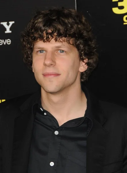 Jesse Eisenberg Las Llegadas Por Minutos Menos Estreno Teatro Chino — Foto de Stock