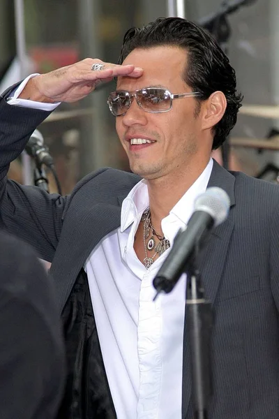 Marc Anthony Stage Nbc Today Show Concert Marc Anthony Rockefeller — Stock Photo, Image