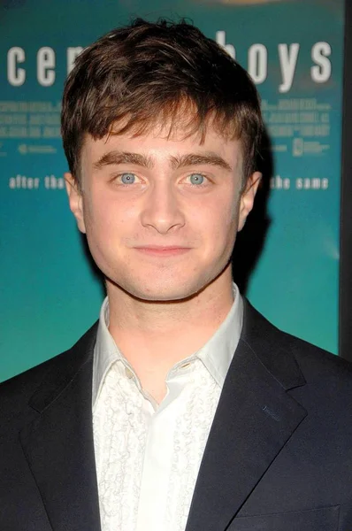 Daniel Radcliffe Przy Przyjazdów Grudnia Boys Premiere Dyrektorów Guild America — Zdjęcie stockowe