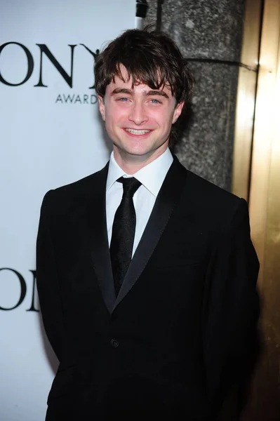 Daniel Radcliffe Vid Ankomst Till American Theatre Wing Årliga Antoinette — Stockfoto