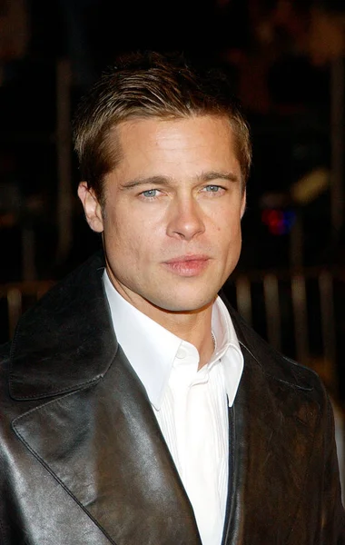 Brad Pitt Estreia Ocean Twelve Los Angeles Dezembro 2004 Foto — Fotografia de Stock