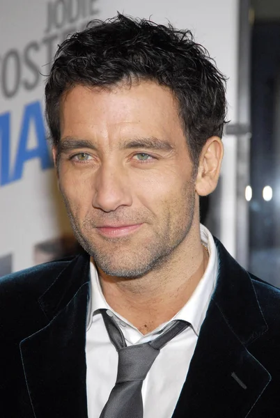 Clive Owen Las Llegadas Para Man Premiere Ziegfeld Theatre Nueva — Foto de Stock