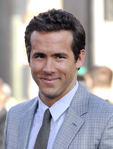 Ryan Reynolds Las Llegadas Para Green Lantern Premiere Grauman Chinese — Foto de Stock