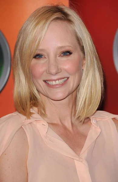 Anne Heche Στις Αφίξεις Για Nbc Δίκτυο Παρουσίαση 2012 Νέα — Φωτογραφία Αρχείου