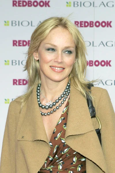 Sharon Stone Las Llegadas Para Almuerzo Los Redbook Magazine Mothers — Foto de Stock