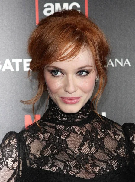 Christina Hendricks Aux Arrivées Pour Première Saison Mad Hommes Amc — Photo