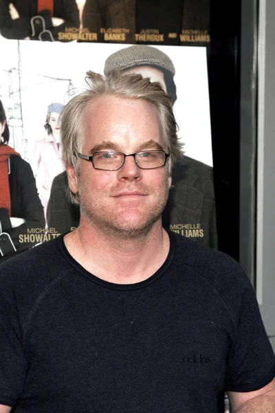 Philip Seymour Hoffman Las Llegadas Para Estreno Baxter Independent Film — Foto de Stock