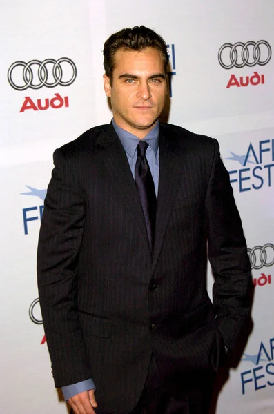 Joaquin Phoenix Las Llegadas Para Walk Line Estreno Afi Fest —  Fotos de Stock