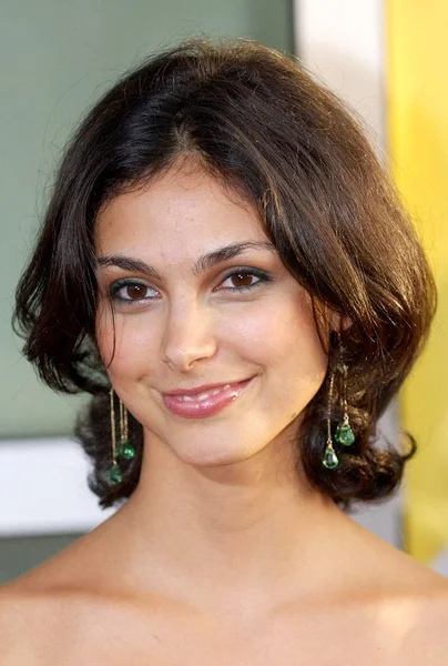 Morena Baccarin Arrivals Year Old Virgin Premiere Arclight Cinema Los — стоковое фото