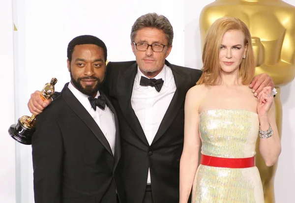 Chiwetel Lizzy Pawel Pawlikowski Nicole Kidman Perszaal Voor 87Th Academy — Stockfoto