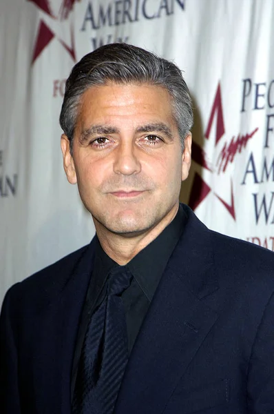 George Clooney Llegadas Para People American Way Spirit Liberty Celebration — Foto de Stock