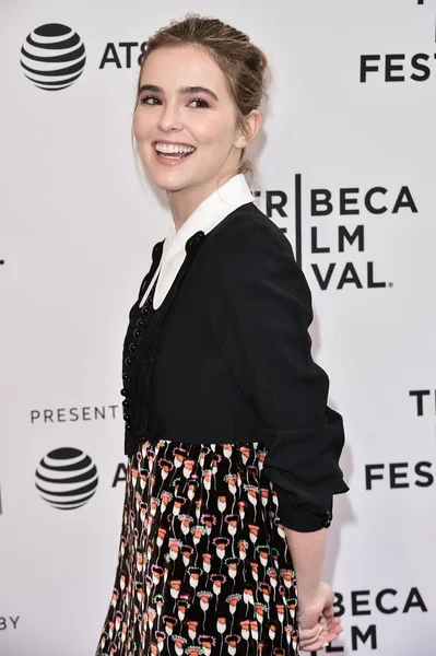 Zoey Deutch Las Llegadas Para Estreno Mundial Flower Tribeca Film — Foto de Stock