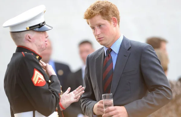 Aaron Mankin Prens Harry Prens Harry Adres Ngiliz Amerikan Gazileri — Stok fotoğraf