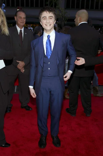 Daniel Radcliffe Arrivals Harry Potter Goblet Fire Premiere Ziegfeld Theatre — Stock Photo, Image