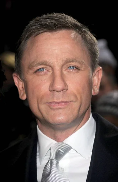 Daniel Craig Las Llegadas Para Proyección Quantum Solace Para Tribeca — Foto de Stock