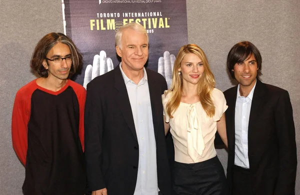 Anand Tucker Steve Martin Claire Danes Jason Schwartzman Alla Conferenza — Foto Stock