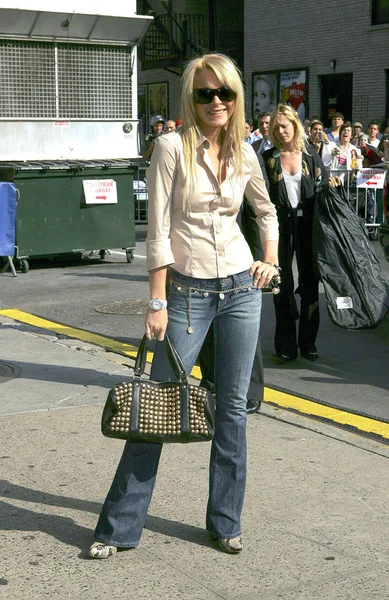 Lindsay Lohan Vistiendo Jeans Joe Una Camisa Prada Zapatos Alexander — Foto de Stock