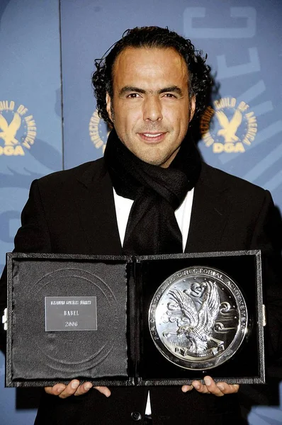 Alejandro Gonzalez Inarritu Sali Prasowej Dla 59Th Dyrektorów Guild Awards — Zdjęcie stockowe