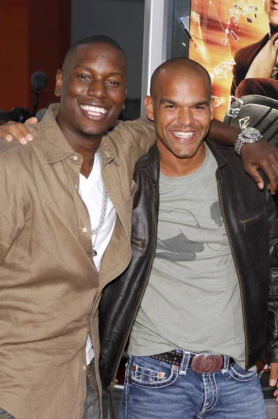 Tyrese Gibson Amaury Nolasco Aux Arrivées Pour Rush Hour Premiere — Photo