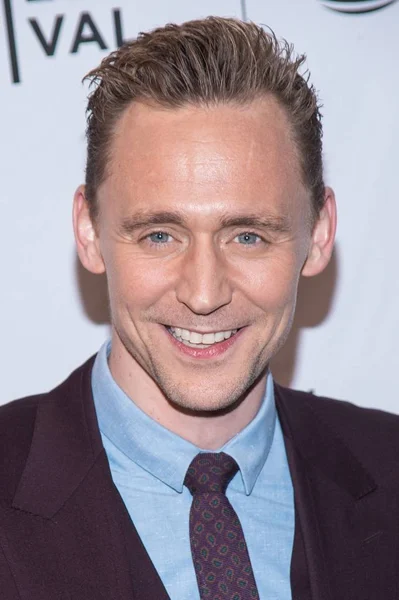 Tom Hiddleston Arrivals High Rise Premiere 2016 Tribeca Film Festival — Stock Photo, Image