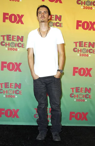 Orlando Bloom Sala Imprensa Teen Choice Awards 2006 Press Room — Fotografia de Stock