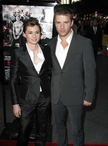 Kimberly Peirce Ryan Phillippe Przy Przyjazdów Stop Loss Premiere Dga — Zdjęcie stockowe