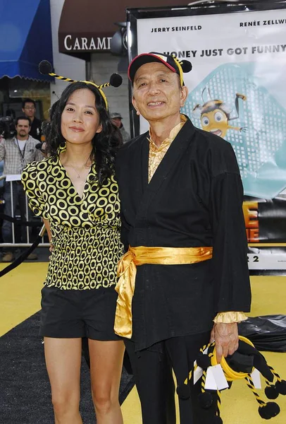 April Hong James Hong Bij Aankomsten Voor Bee Film Los — Stockfoto