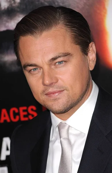 Leonardo Dicaprio Στις Αφίξεις Για Την Πρεμιέρα Του Νησιού Κλείστρο — Φωτογραφία Αρχείου