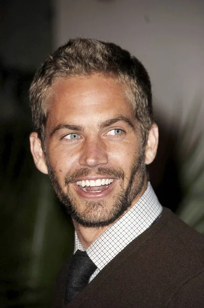 Paul Walker Arrivals Flags Our Fathers Los Angeles Premiere Academy — Stock Photo, Image