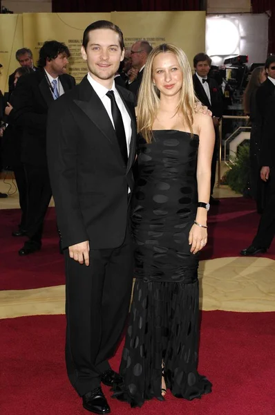 Tobey Maguire Jennifer Meyer Arrivals 79Th Annual Academy Awards Oscars — Foto de Stock