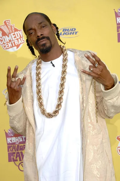 Snoop Dogg Прибуття Комедії Центральне Печеня Смаку Flav Студія Warner — стокове фото