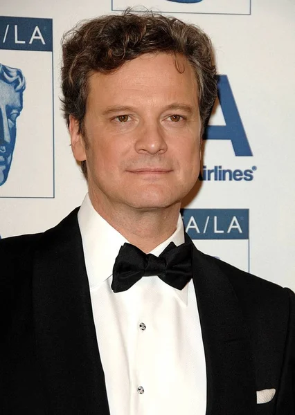 Colin Firth Arrivals 2009 Bafta Britannia Awards Hyatt Regency Century — Stock Photo, Image