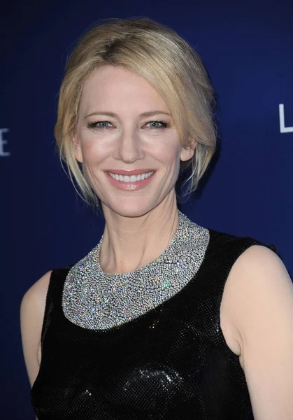 Cate Blanchett Con Collar Tiffany Las Llegadas Para Los Premios — Foto de Stock