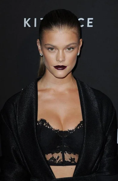 Nina Agdal Arrivals Harper Bazaar September Icons Party Plaza Hotel — стоковое фото