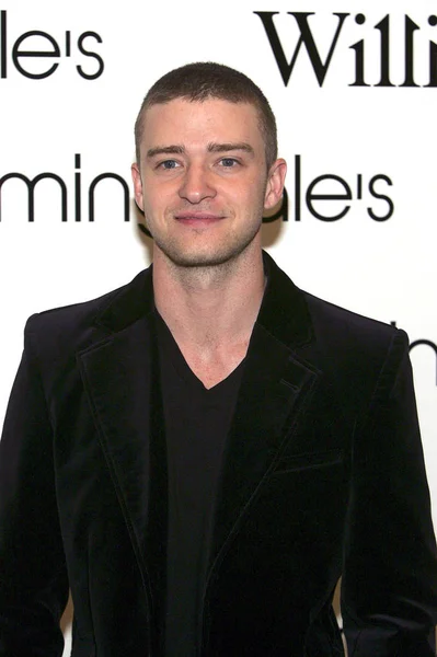 Justin Timberlake Store Appearance Launch Justin Timberlake William Rast Clothing — стоковое фото