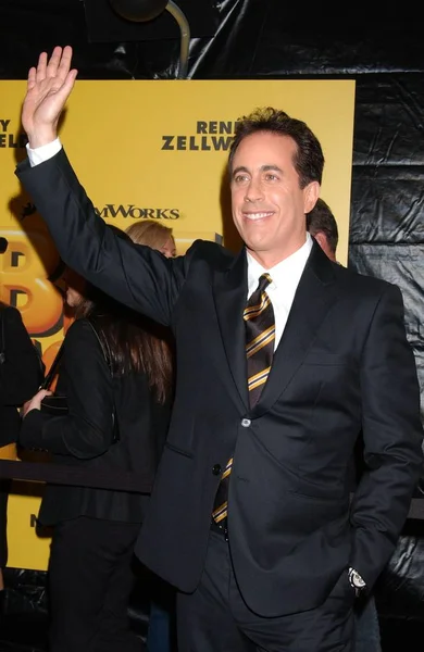 Jerry Seinfeld Las Llegadas Para Bee Movie Premiere Amc Loews — Foto de Stock