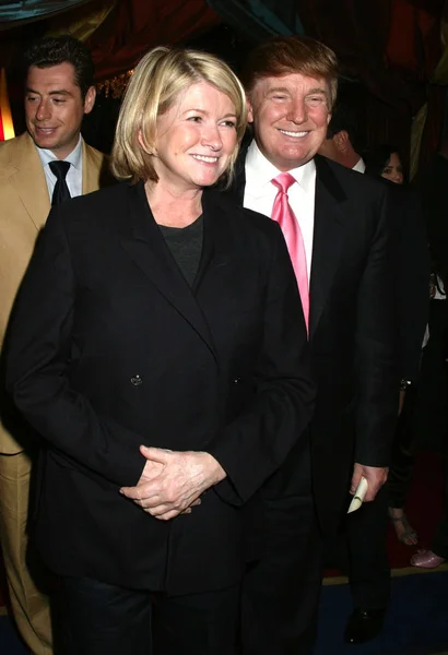 Martha Stewart Und Donald Trump Beim Geburtstag Des Restaurantners George — Stockfoto