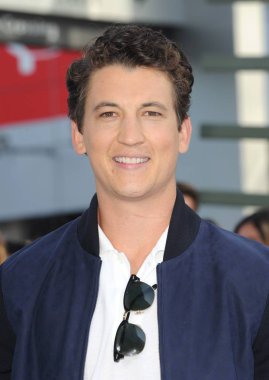 Miles Teller at arrivals for MTV Movie Awards 2015 - Arrivals 2, Nokia Theatre L.A. LIVE, Los Angeles, CA April 12, 2015. Photo By: Elizabeth Goodenough/Everett Collection